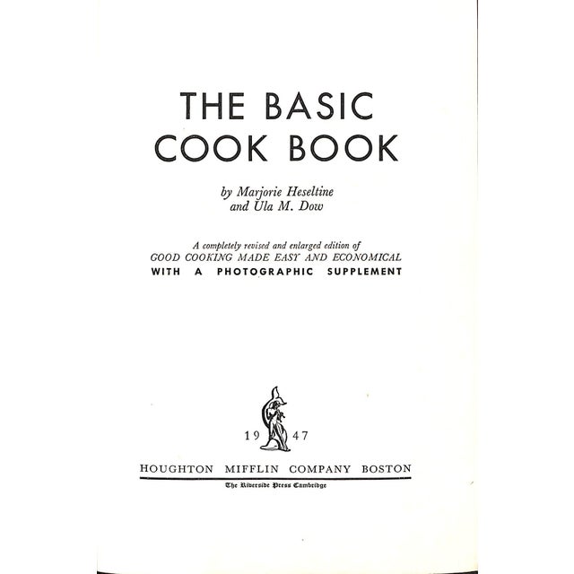 HESELTINE, Marjorie [740] pp. Houghton Mifflin Company 1947 8 1/4" x 5 3/4" Jacket by John V. Morris