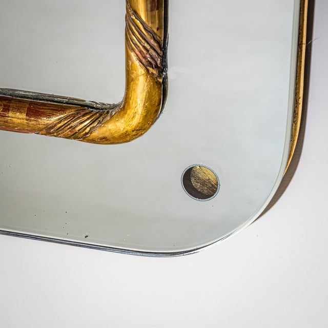 Large Wall Mirror, Italy, Mid-20th Century For Sale In New York - Image 6 of 11