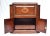Mid 20th Century Anglo Indian Dry Bar Cabinet Rosewood & Brass For Sale - Image 4 of 13
