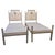 Cream Hand-Painted Twin Beds, 1960s, Set of 2 For Sale - Image 8 of 8