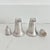 Traditional Vintage Sterling Silver Salt and Pepper Shakers Set 2 Piece For Sale - Image 3 of 6