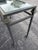 Vintage Mid-Century Brutalist Wrought Iron and Glass Console Table For Sale In West Palm - Image 6 of 8