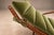 Brazilian Modern Chaise Lounge in Caviúna and Moss-Olive Velvet by Pierre Weckx, 1950s For Sale In New York - Image 6 of 18