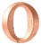 Vintage Copper Colour Letter O, 1970s For Sale