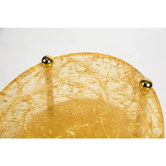 Beautiful Fractal Resin Appoint Table