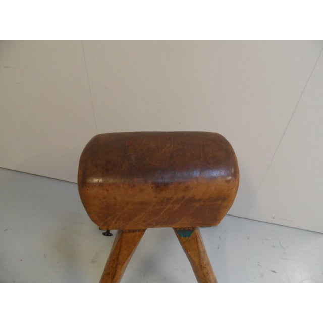 Vintage School Gymnastic Horse, 1950s For Sale - Image 9 of 11