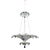 Vintage Two Tiers Upside Down Umbrella Ceiling Chandelier With Bells, White/ Blue in Arabasic Design Style For Sale - Image 4 of 10