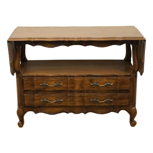 Thomasville Furniture Tableau Collection French Provincial 59" Drop Leaf Server Buffet 8561-520 For Sale