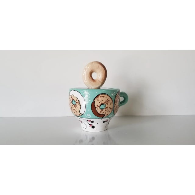 A fantastic art. For your consideration we are presenting for sale this fantastic vintage postmodern/pop art style...