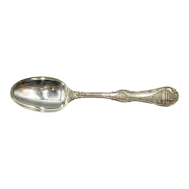 Early 20th Century Sterling Silver New York City Souvenir Spoon by Tiffany & Co. For Sale