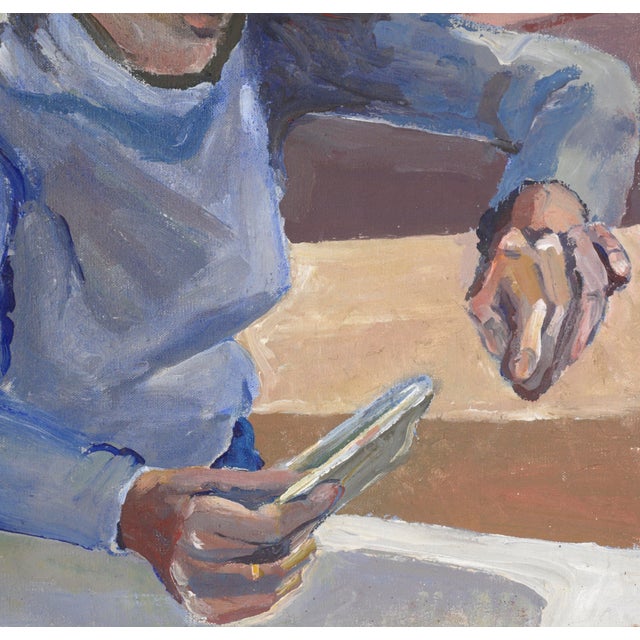 American "Madam Suburbia #Iii - Doing Dishes" Figurative in Oil on Canvas by Patricia Gren Hayes For Sale - Image 3 of 9