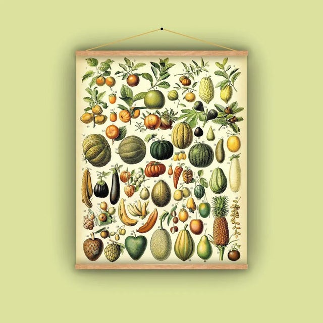 Farmhouse Antique 'Fruit' Wall Hanging For Sale - Image 3 of 9