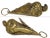 Antique Brass Fruits and Gourd Model Figurines Ornaments With Wall Hanging Rack Decor - 7 Pieces For Sale - Image 4 of 12
