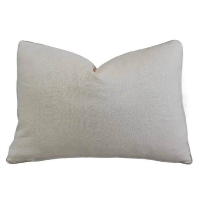 Designer Clarence House Floral Peony Trail Flower Feather/Down Pillow For Sale In Los Angeles - Image 6 of 7