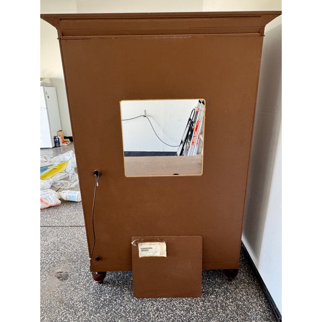 Wood 1990s Baker Furniture Milling Road Armoire For Sale - Image 7 of 12