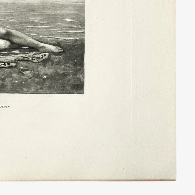 Antique Bacchante by the Sea by Camille Corot (1886, Aquatint)/Georges Petit For Sale In Philadelphia - Image 6 of 8