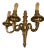 Vintage Bronze Gilt Sconces, Set of 2 For Sale