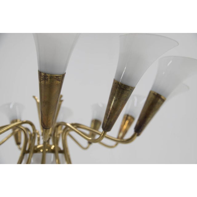 Expo 58 Brussels Chandelier attributed to Kamenicky Senov, 1958 For Sale - Image 9 of 16