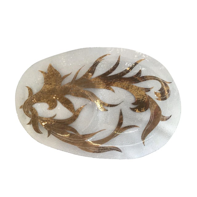 Early 20th Century Vintage 24kt Gold Dorothy Thorpe Chip and Dip For Sale In Los Angeles - Image 6 of 6