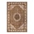 No Pile Persian Tan/Charcoal Wool Rug - 6'11'' X 9'9'' For Sale