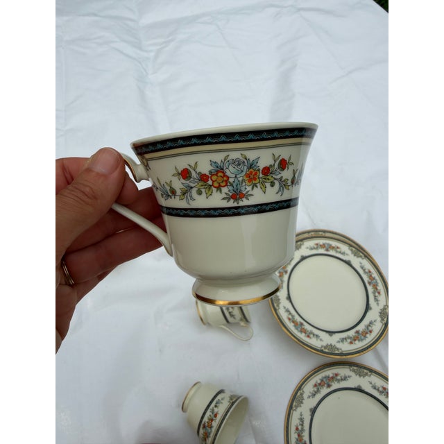 Ceramic Minton Stanwood Fine Bone China Dinnerware - A Set For Sale - Image 7 of 8