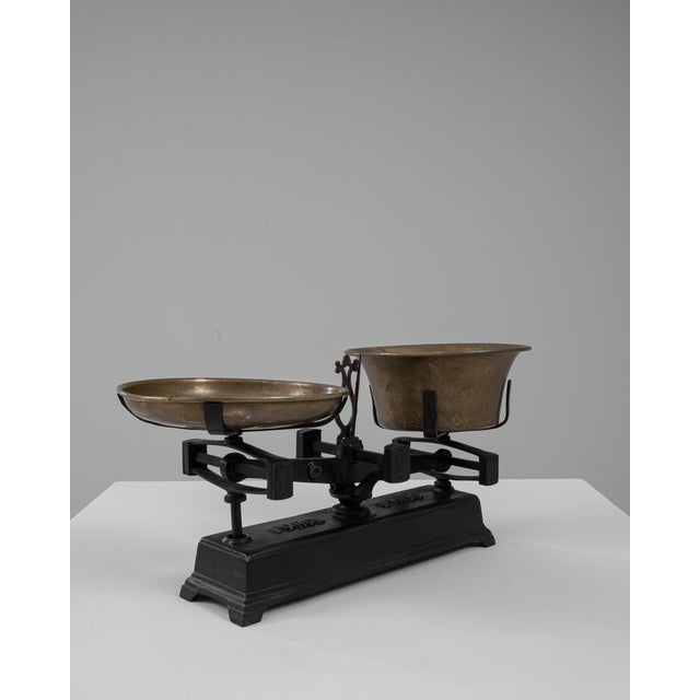 19th Century French Iron & Brass Scale For Sale - Image 18 of 18