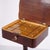 Gold Antique Mahogany Lamp Table with Column Base and Lock, 20th Century For Sale - Image 8 of 10