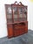 Union National Flame Mahogany 2 Part Breakfront China Display Cabinet 6666 For Sale - Image 4 of 18
