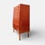 Mid-Century Modern Danish Highboy Dresser with Half-Moon Handle, 1960s For Sale - Image 3 of 8