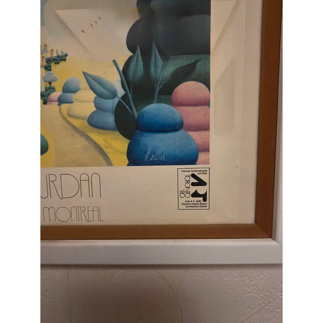Contemporary Michel Pellus "The Whimsical Road" Exhibition Poster – Galerie Jordan For Sale - Image 3 of 3