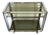 Space Age Chrome and Smoked Glass Bar Cart, 1970s For Sale