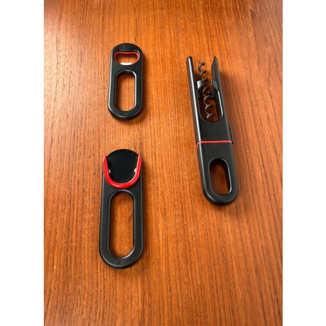 Metal Vintage Space Age Danish Bar Set from Rosti, 1980s, Set of 3 For Sale - Image 7 of 18