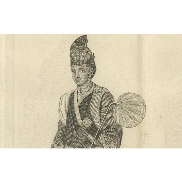 Royal Burmese Official and His Wife in State Attire, 1800, Paper For Sale - Image 5 of 10
