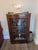 Napoleon III Style Mahogany French Glass Display Cabinet With Decorative Brass Gallery, Late 19th Century For Sale - Image 11 of 11