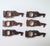Vintage Hand-Carved Wood Giraffe Napkin Rings, Set of 6 For Sale In Atlanta - Image 6 of 6