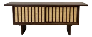 Made to Order “ Stecca” Credenza- Solid Walnut Surface Upgrade