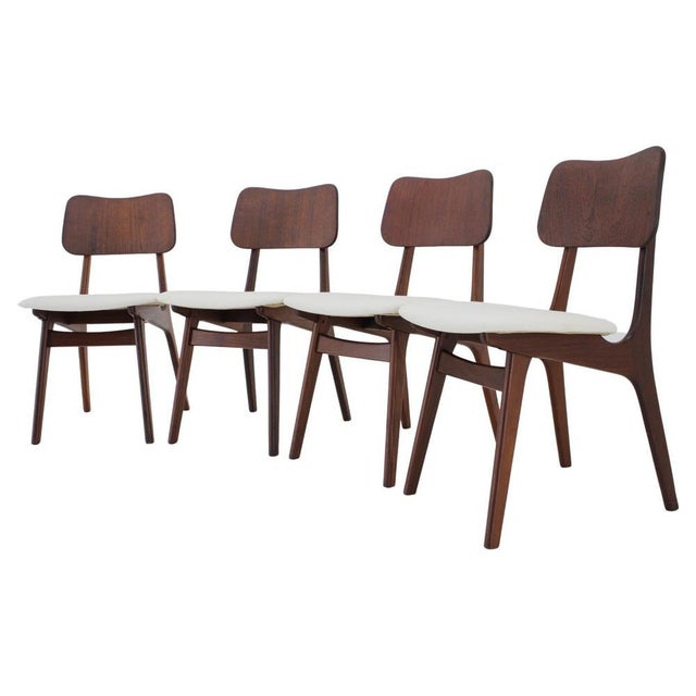 Teak Dining Chairs Model 74 by Ib Kofod-Larsen, Denmark, 1960s, Set of 4 For Sale - Image 16 of 16