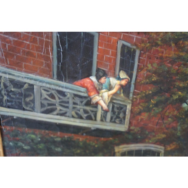 Late 20th Century The Humours of an Election II Canvassing for Votes Painting William Hogarth 49", Framed For Sale - Image 9 of 10