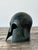 Metal Vintage Patinated Corinthian Greek Helmet For Sale - Image 7 of 12