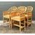 Mid-Century Modern Vintage Brighton Pavillion Rattan Dining Chairs - Set of 4 For Sale - Image 3 of 12