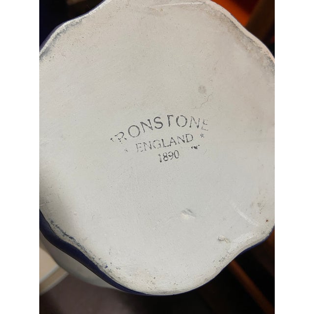 1890 WashStand With Basin & Pitcher by Ironstone England Chairish