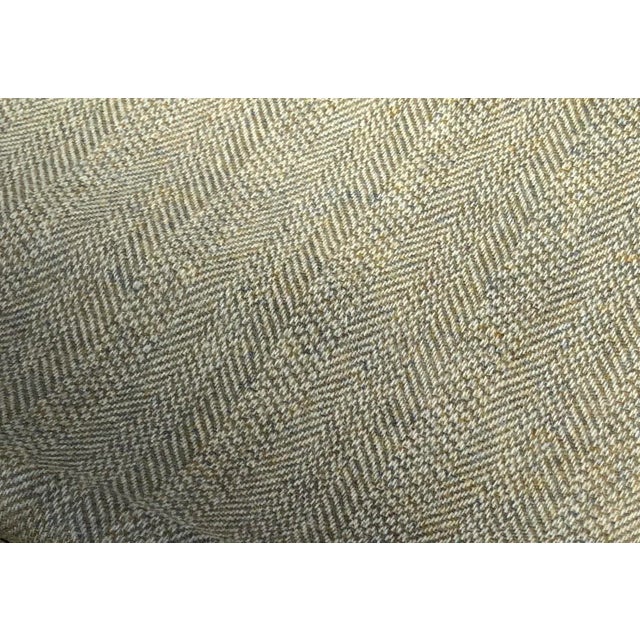 Elegant French Wool Herringbone Throw Blanket For Sale - Image 15 of 18