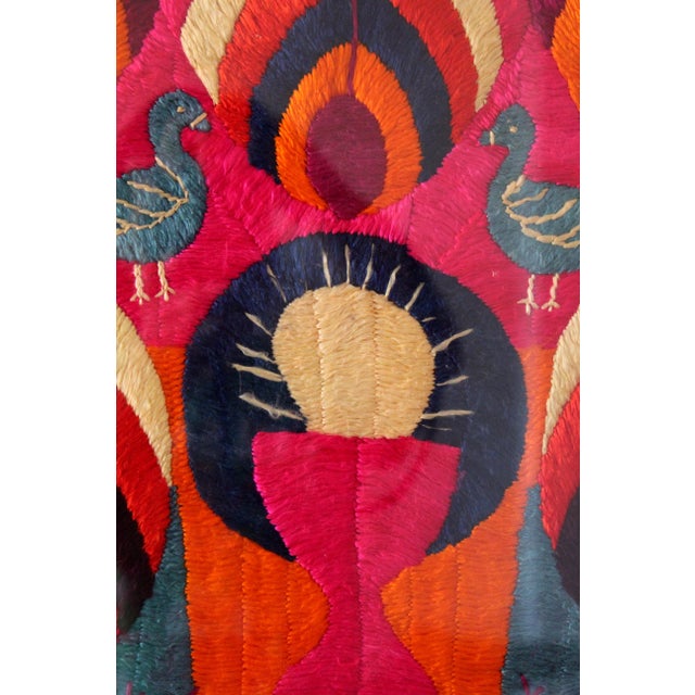 Textile Rare Framed Maya Paya Ceremonial Textile – Patzún, Guatemala For Sale - Image 7 of 10