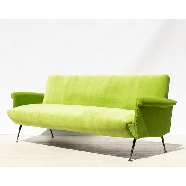 Vintage Velvet Sofa, 1970s For Sale - Image 12 of 18