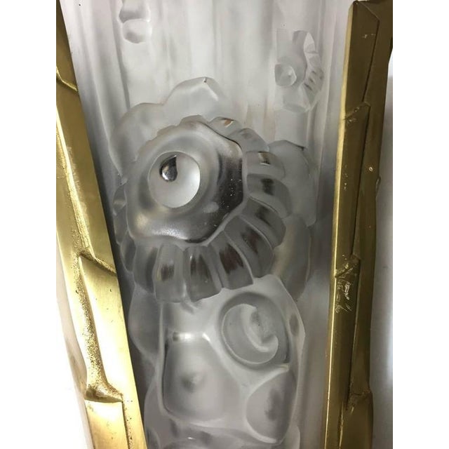 French Art Deco Genet Et Michon Wall Sconces - a Pair For Sale In New York - Image 6 of 10