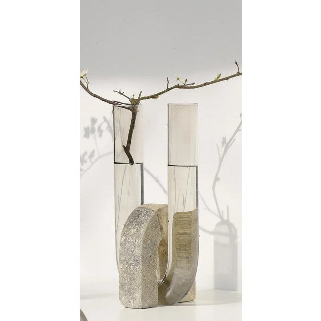 Grey-Smoked Cochlea Della Consapevolezza Soils Edition Vase by Coki Barbieri For Sale - Image 4 of 6