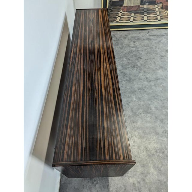 Scandinavian Sideboard in Macassar Ebony and Sycamore, 1960s For Sale - Image 3 of 9