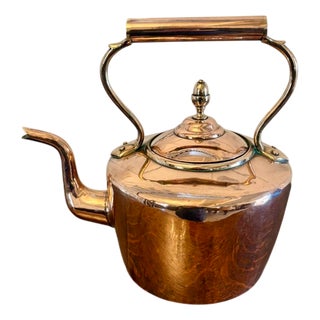 Antique George III Copper Kettle, 1800 For Sale