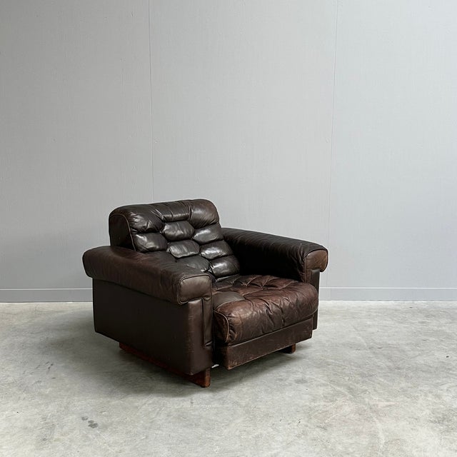 Vintage DS-P Chair in Leather by Robert Haussmann for de Sede, 1970s For Sale - Image 9 of 9