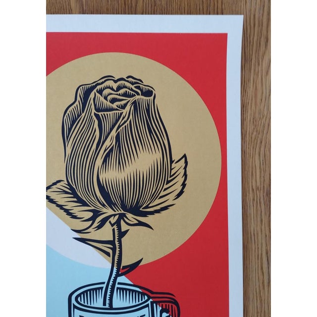 Shepard Fairey (Obey), Rise Above Rose, 2022, Screenprint For Sale - Image 5 of 7